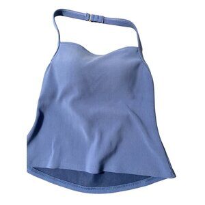 Lands End Womens Blue Tankini Swim Top Sz 8 Beach Vacation Tropical Cruise